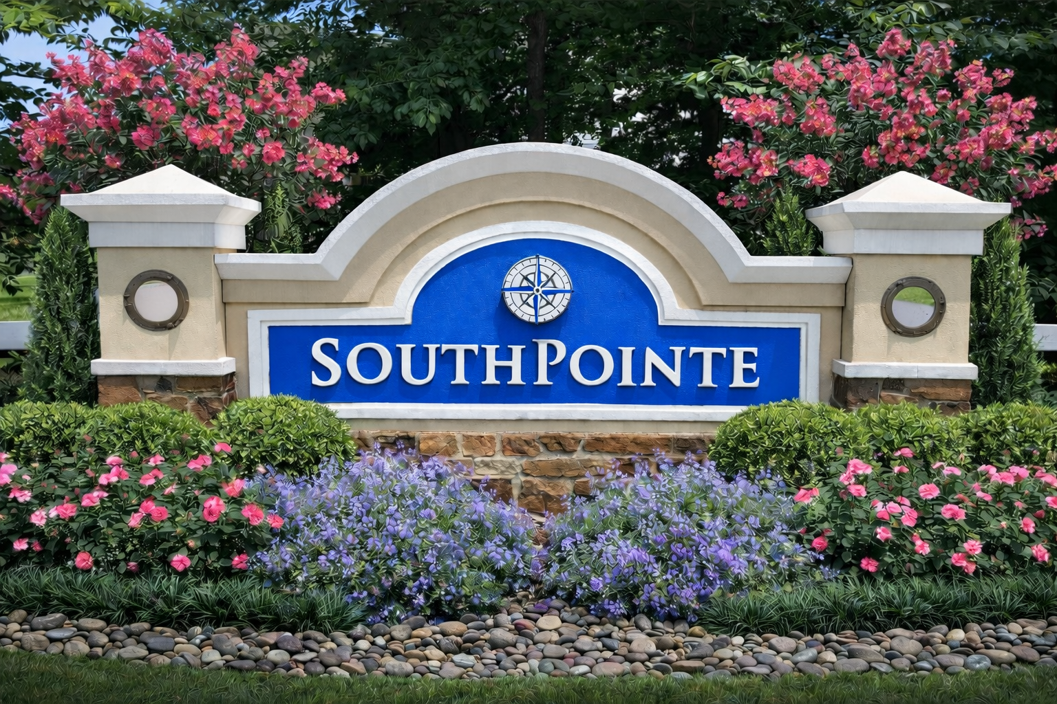 Landscaped new residential community